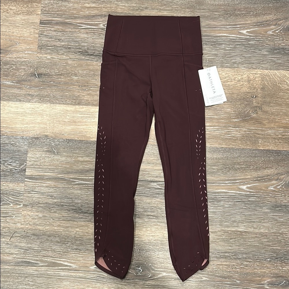 Athleta Maroon Leggings